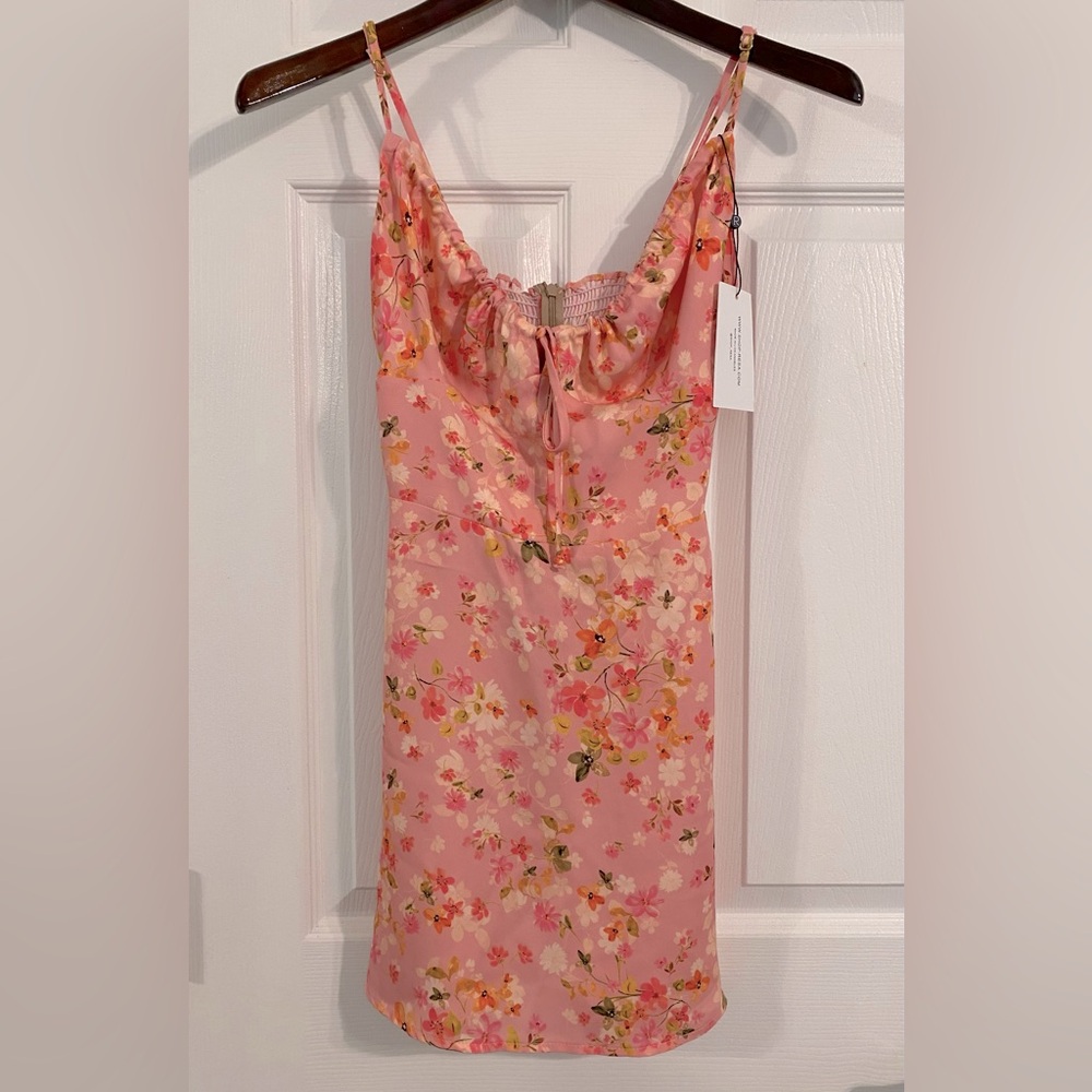 RESA Pink Floral Mini Dress